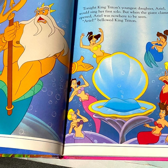 DISNEY’S THE LITTLE MERMAID VTG 2002 A READ ALOUD BOOK HARDCOVER 65 Pages - Picture 8 of 16